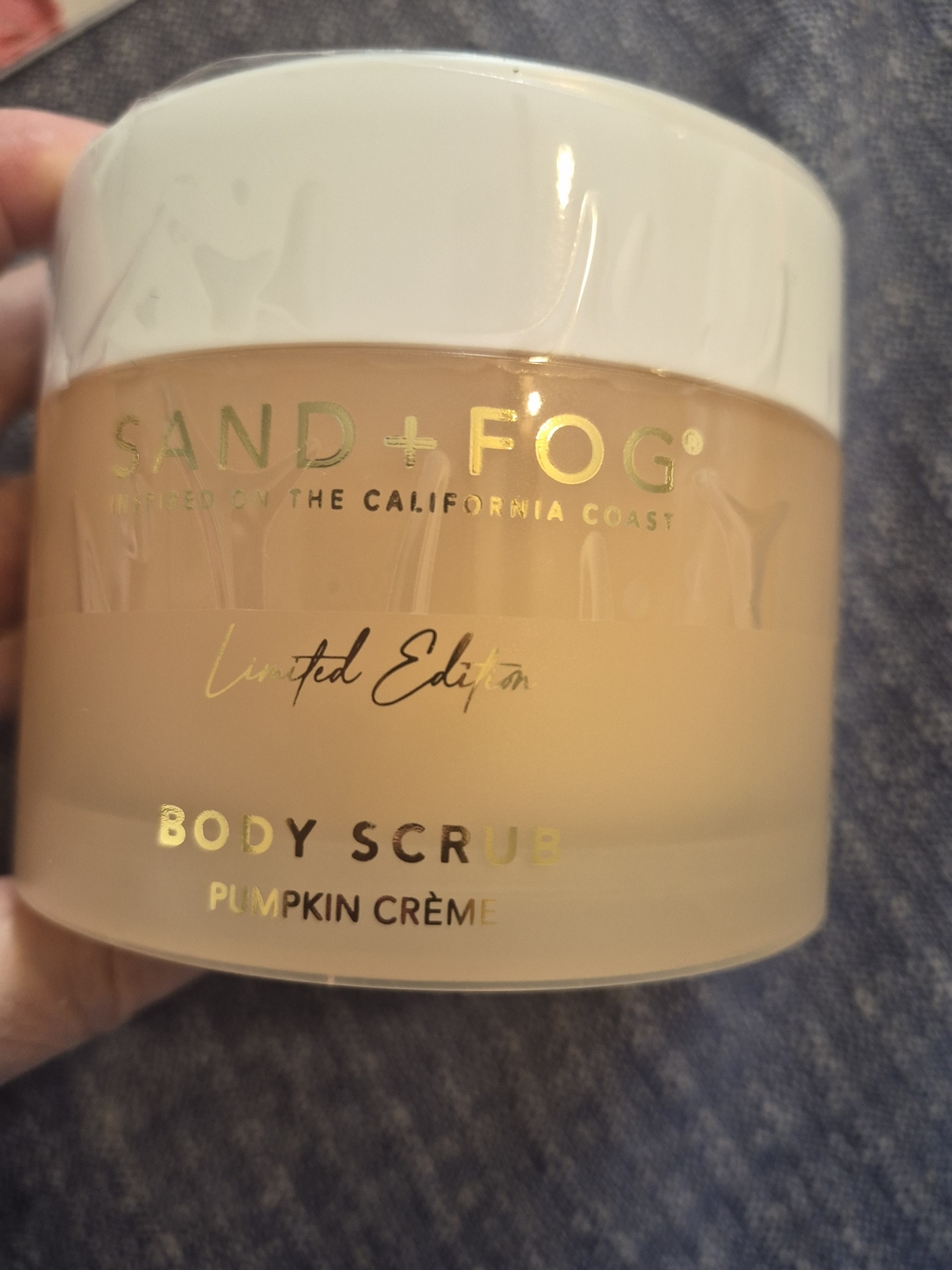 Sand + Fog Pumpkin Crème Body Scrub Limited Edition